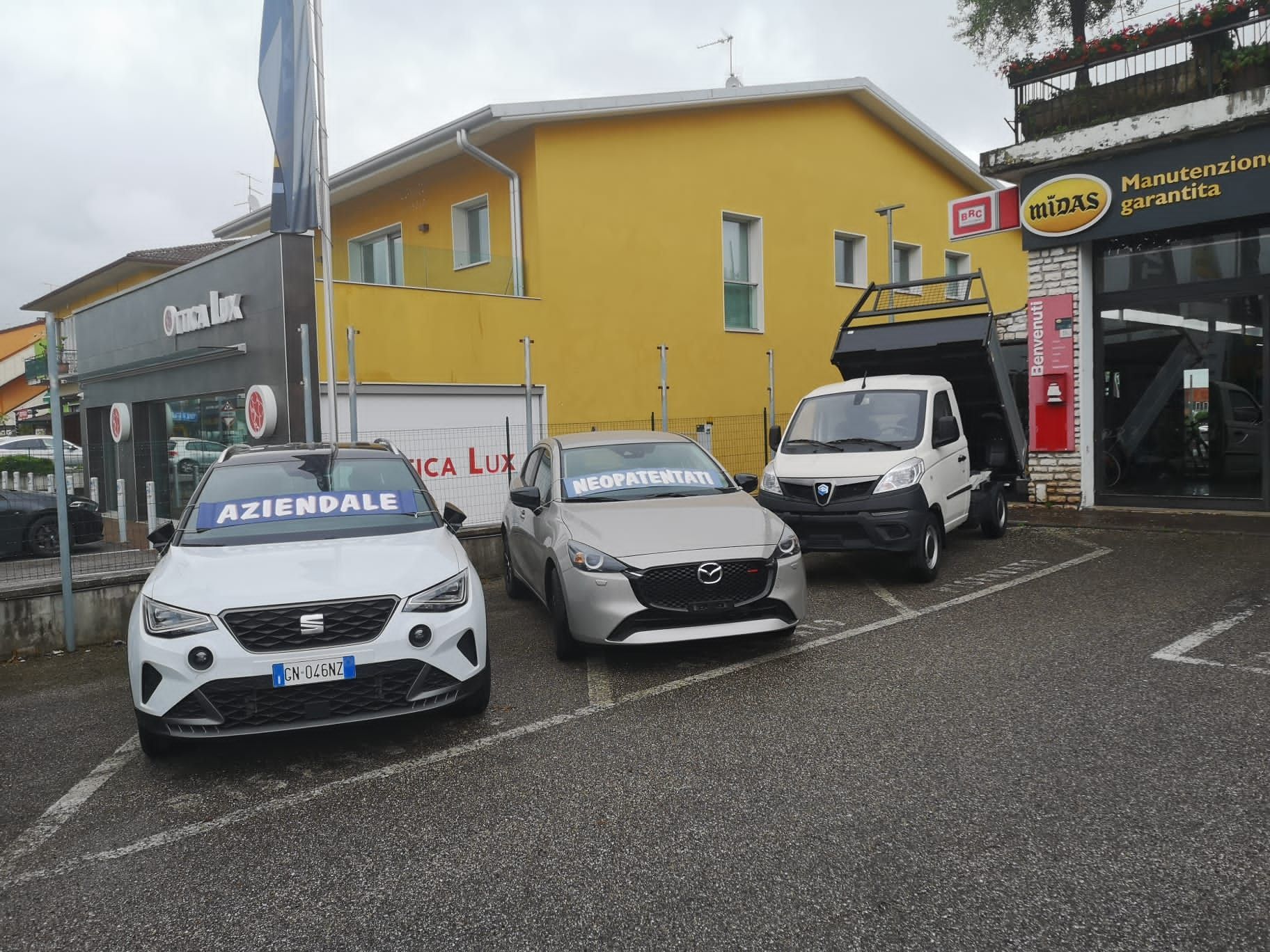 Parco auto usate e aziendali Cordioli Auto